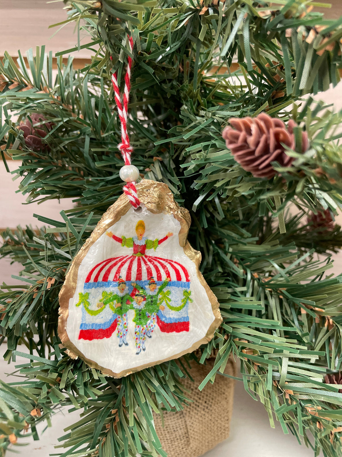 Nutcracker Suite Shell Ornaments