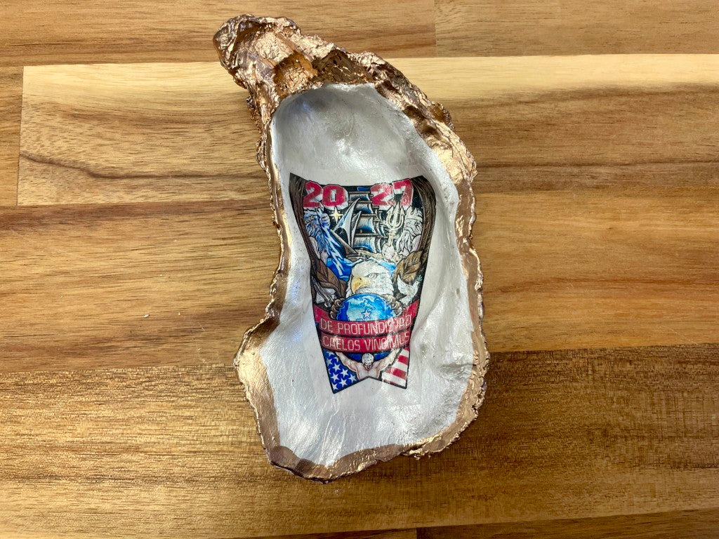 USNA Shell Ornament or Ring Dish