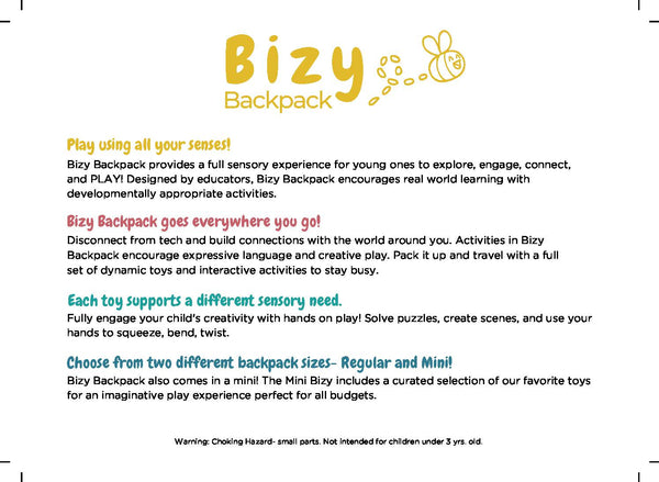 Bizy Backpack - Under The Sea (Mini)