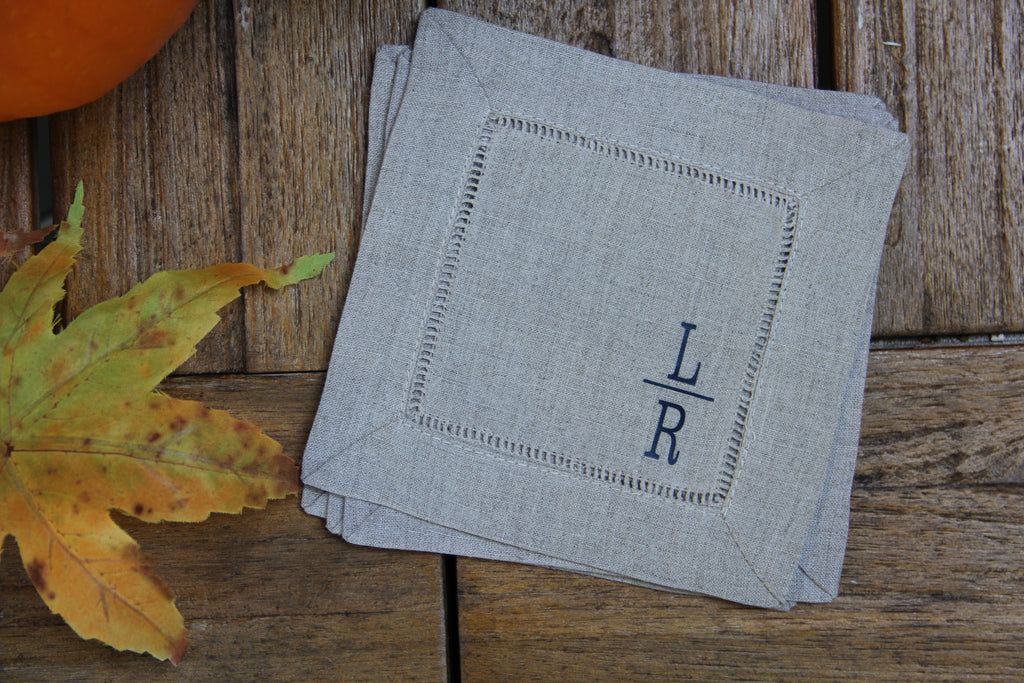 Personalized Cocktail Napkins - Set of 4