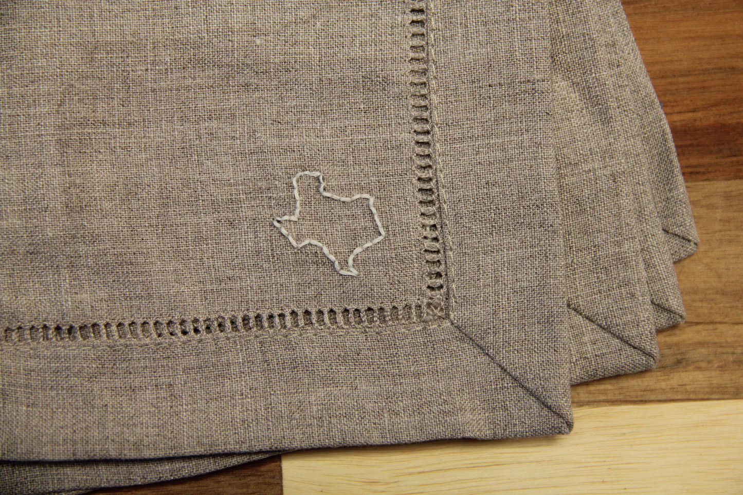 Texas State Embroidered Cocktail Napkins