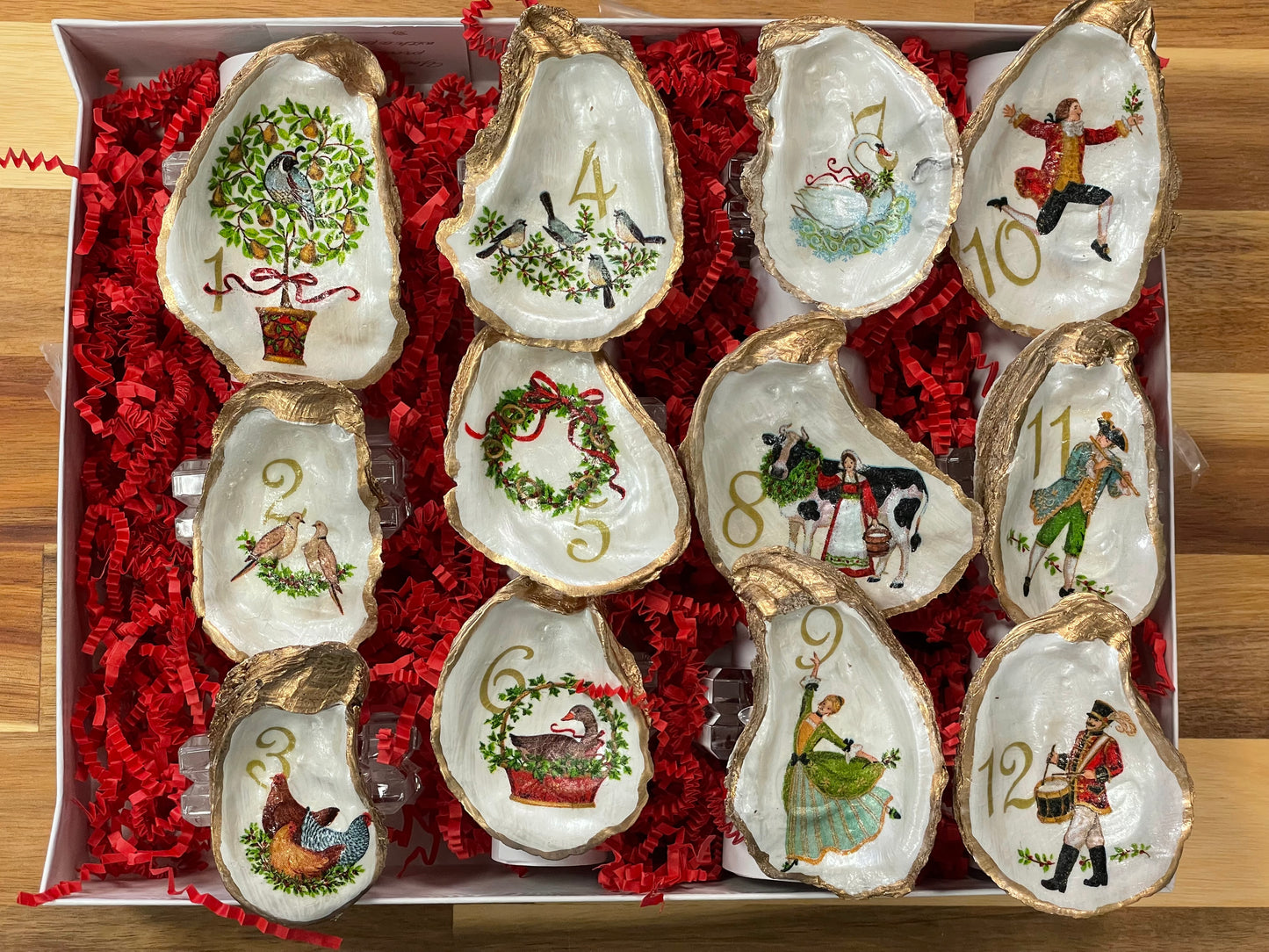 12 days of Christmas Napkin Rings