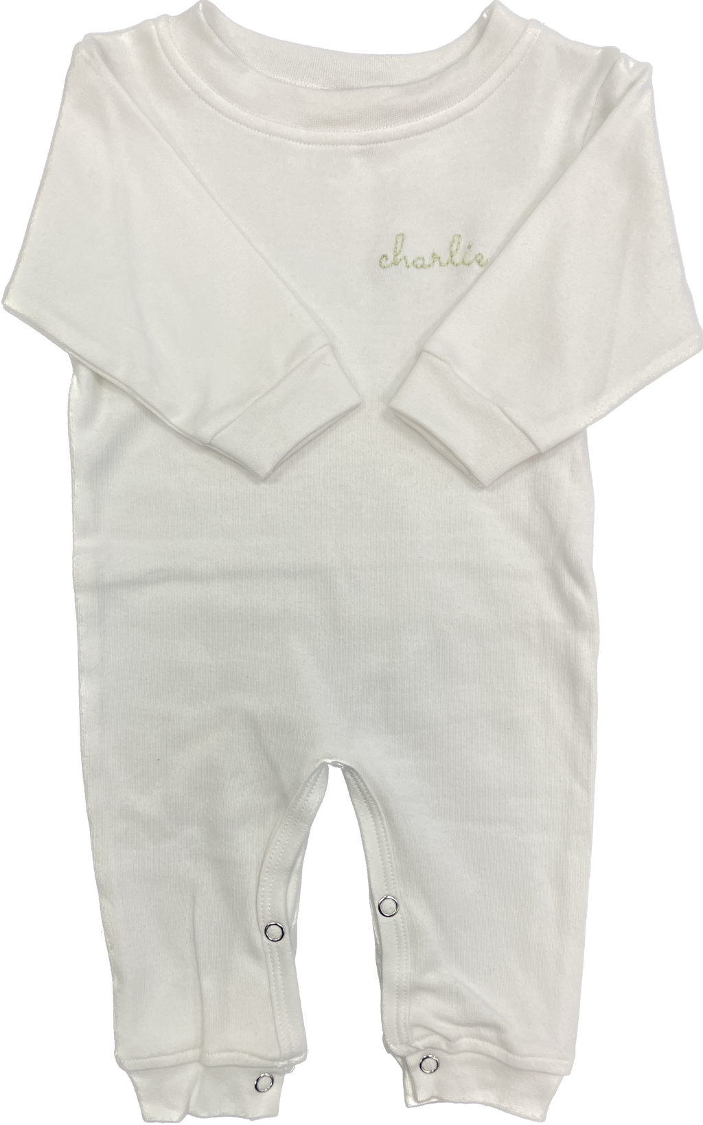 Custom Embroidered Long Sleeve Onesie