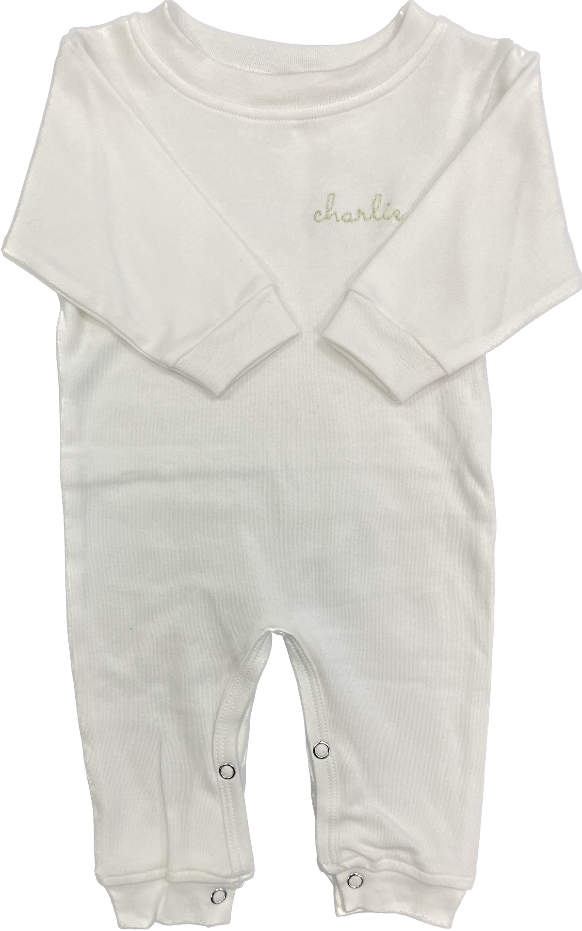 Custom Embroidered Long Sleeve Onesie