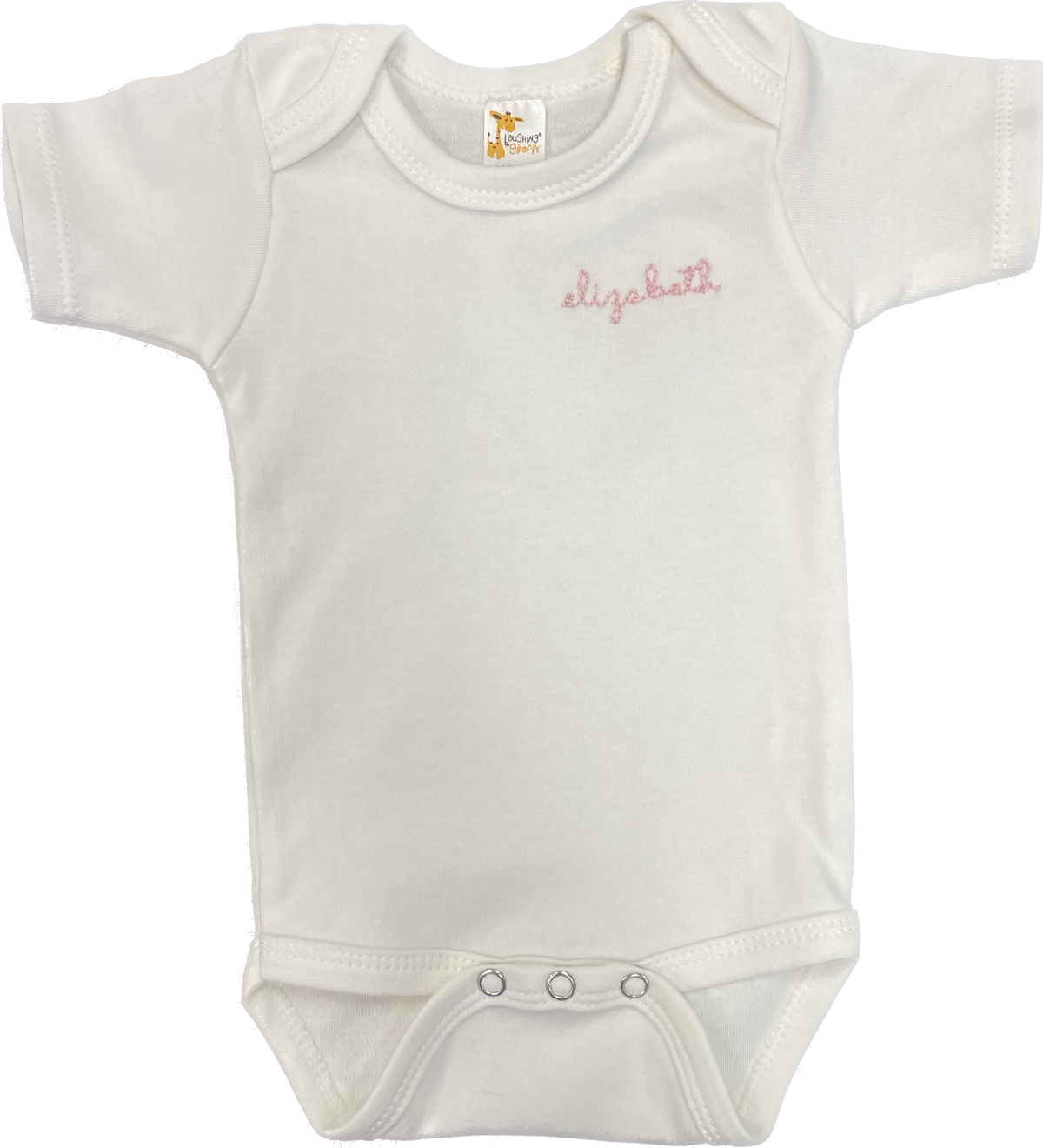 Custom Embroidered Short Sleeve Onesie