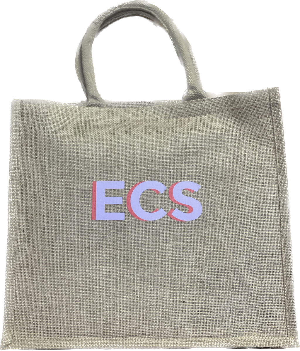 Burlap Beach Bag