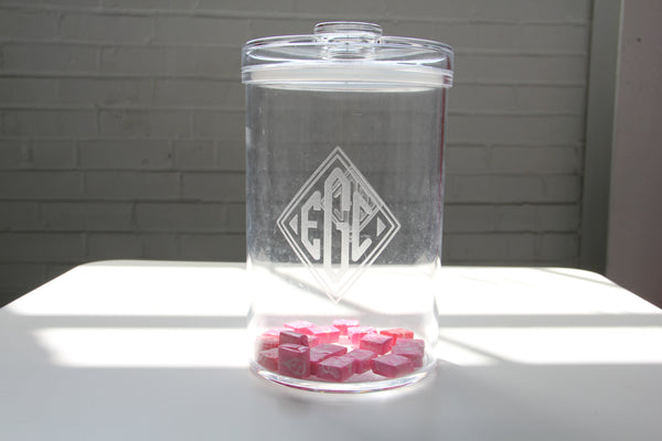 Acrylic Customized Candy Jar - 93oz