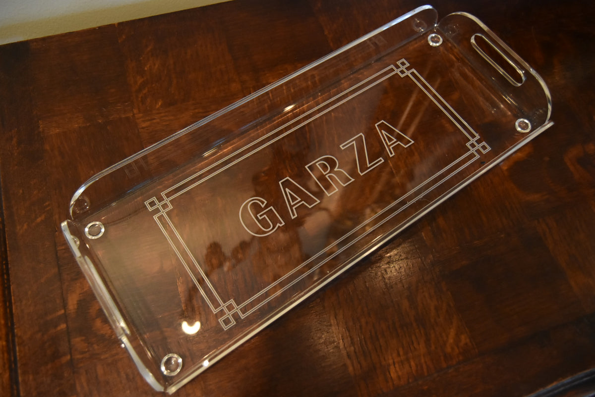 Acrylic Tray- 15x6 Serving Style