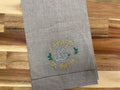 Peace on Earth Embroidered Tea Towel