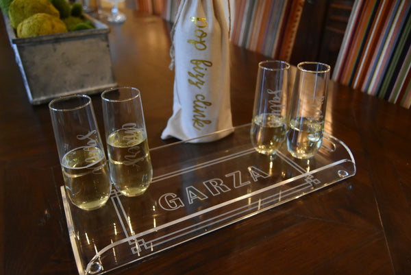 Acrylic Tray- 15x6 Serving Style